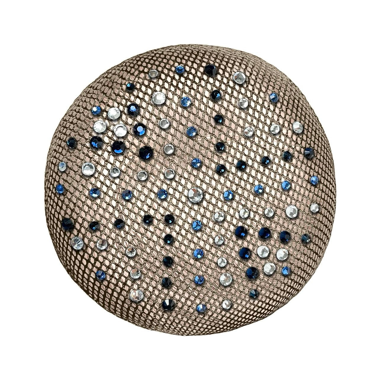 Fair Play Aurora Bun Net - Misty Blue Crystals