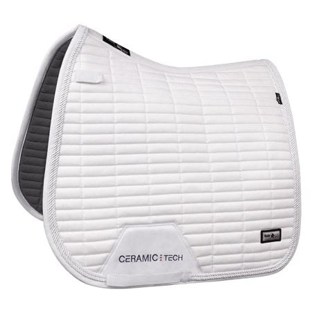 Fair Play Ceramic Quartz Saddle Pad - White