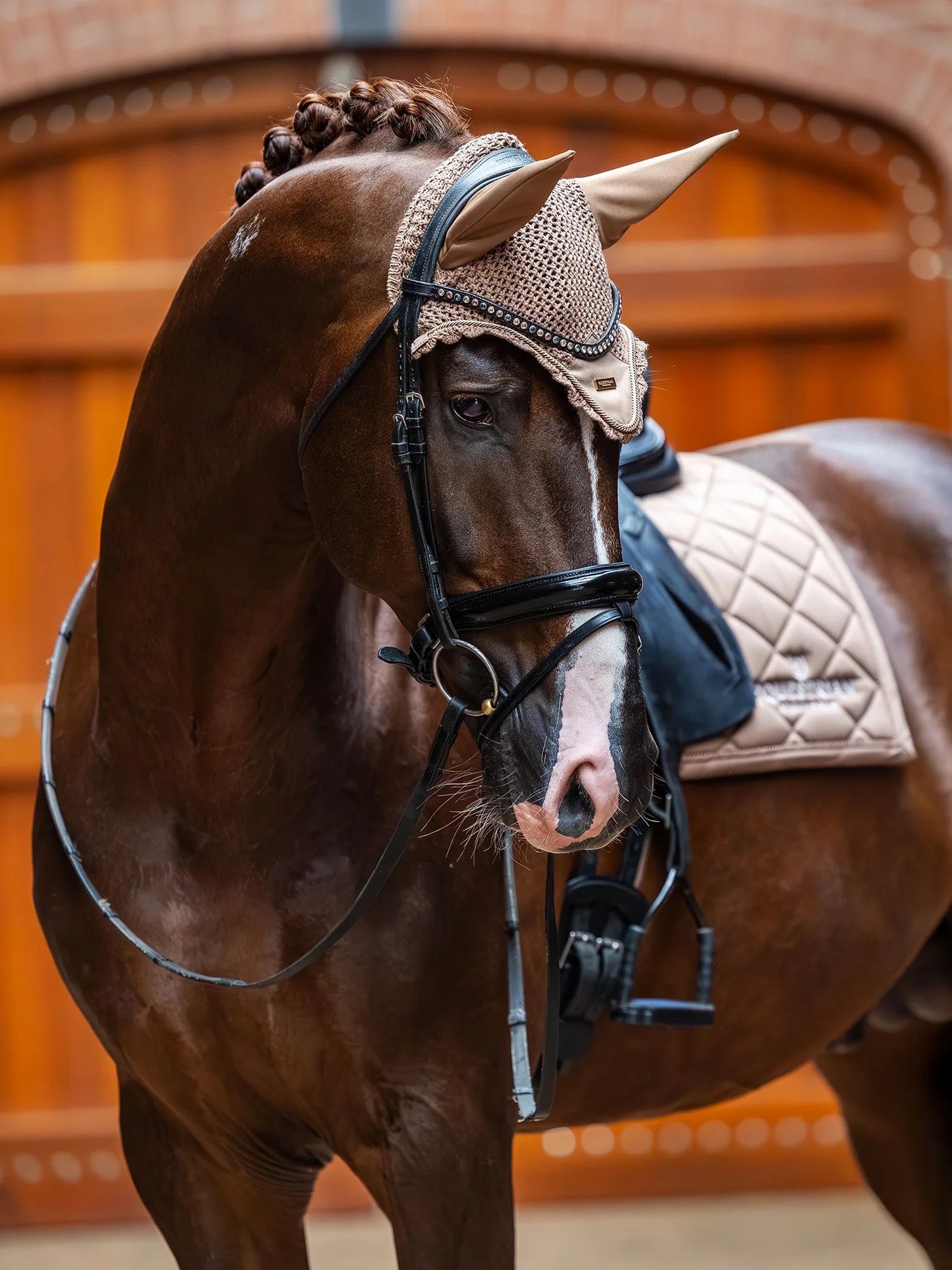 Equestrian Stockholm Line Pad - Champagne