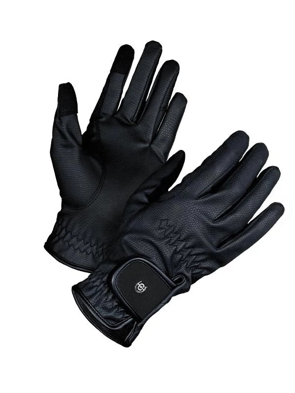 Equestrian Stockholm Riding Gloves - Motion Black