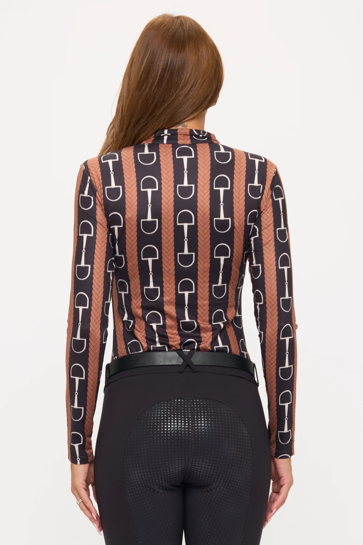Dancing Equestrian Bits & Braids Brushed Baselayer