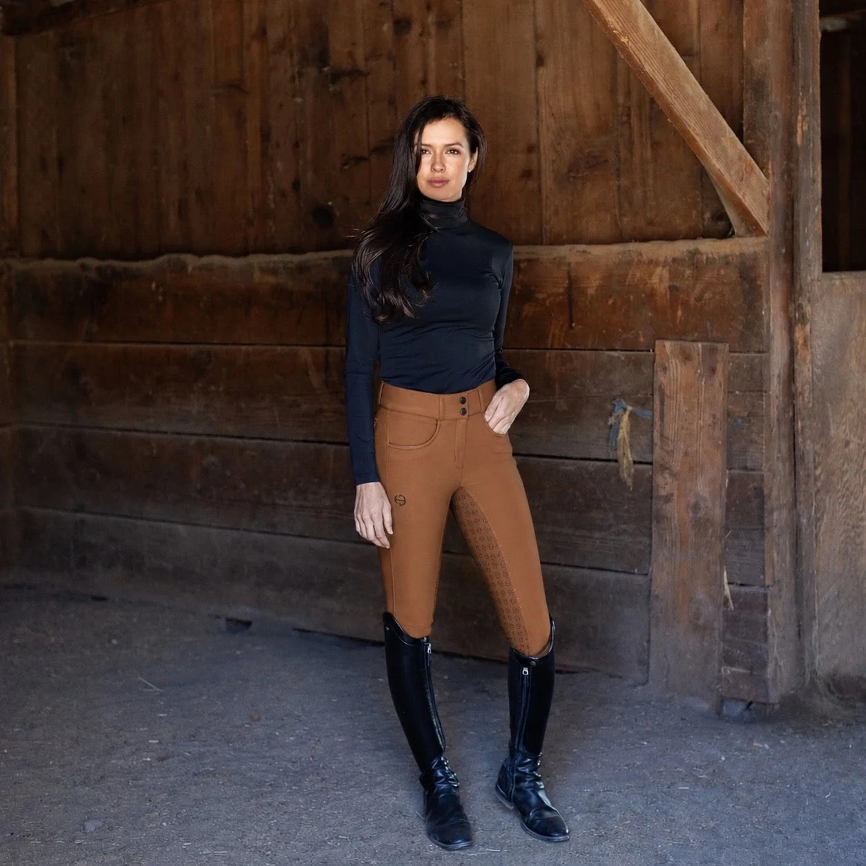 Halter Ego Evolution Mystique Breeches - Toffee Espresso