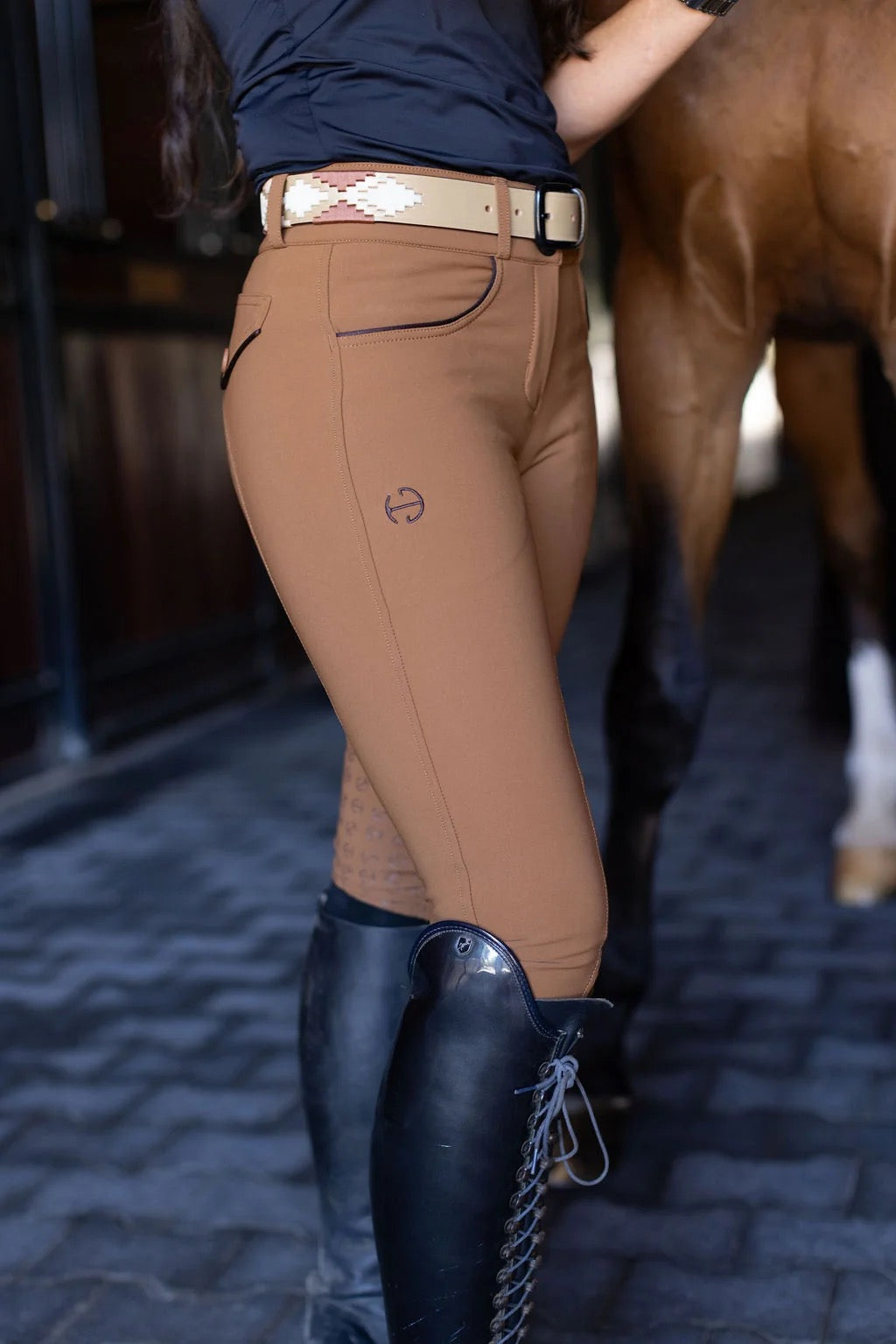 Halter Ego Evolution Mystique Breeches - Toffee Espresso