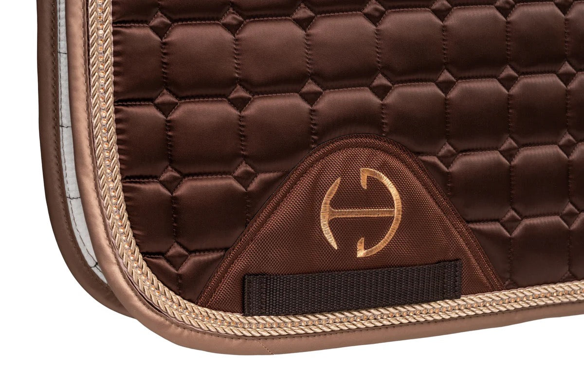 Halter Ego Satin Classic Saddle Pad - Gilded Mocha