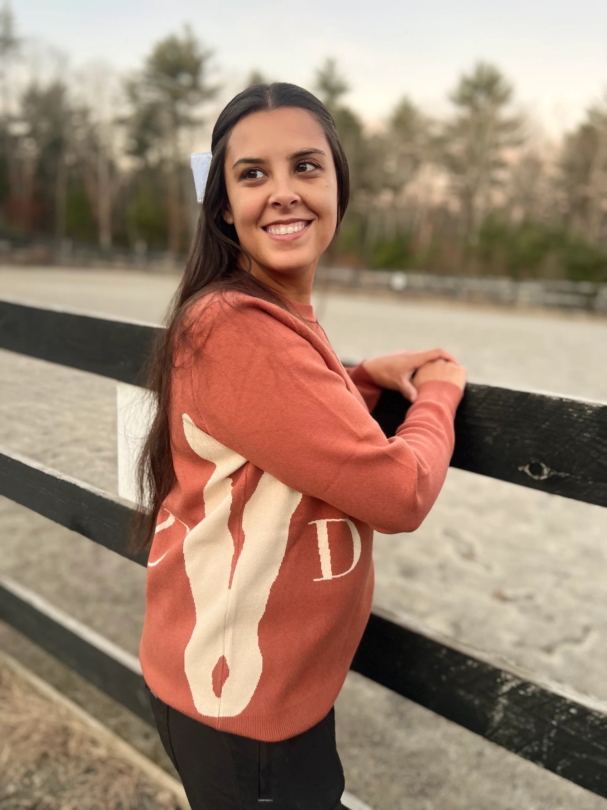 Deinhardt Designs Heritage Sweater - Rust & Green