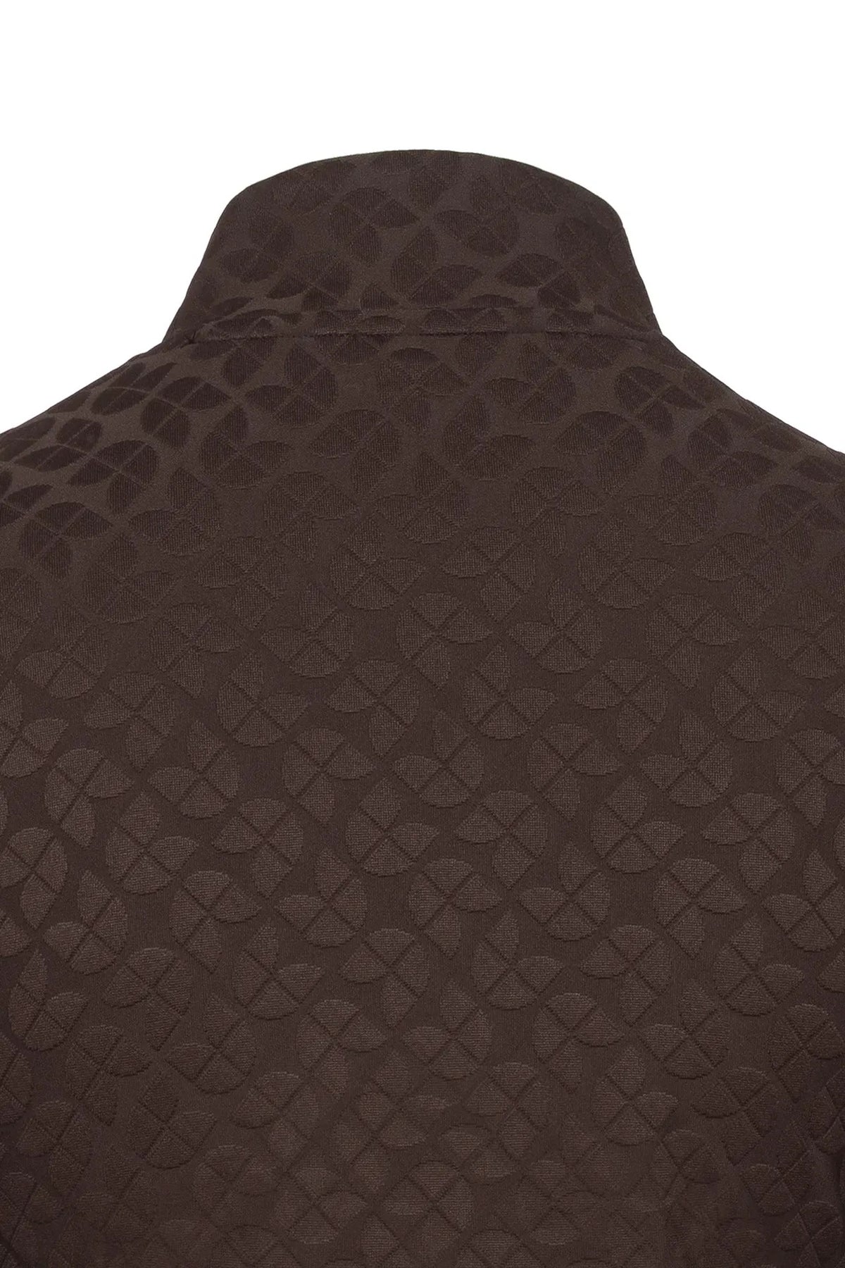 Cavallo CavalDarsha Soft Jacquard Shirt Half Zip - Cafe Noir