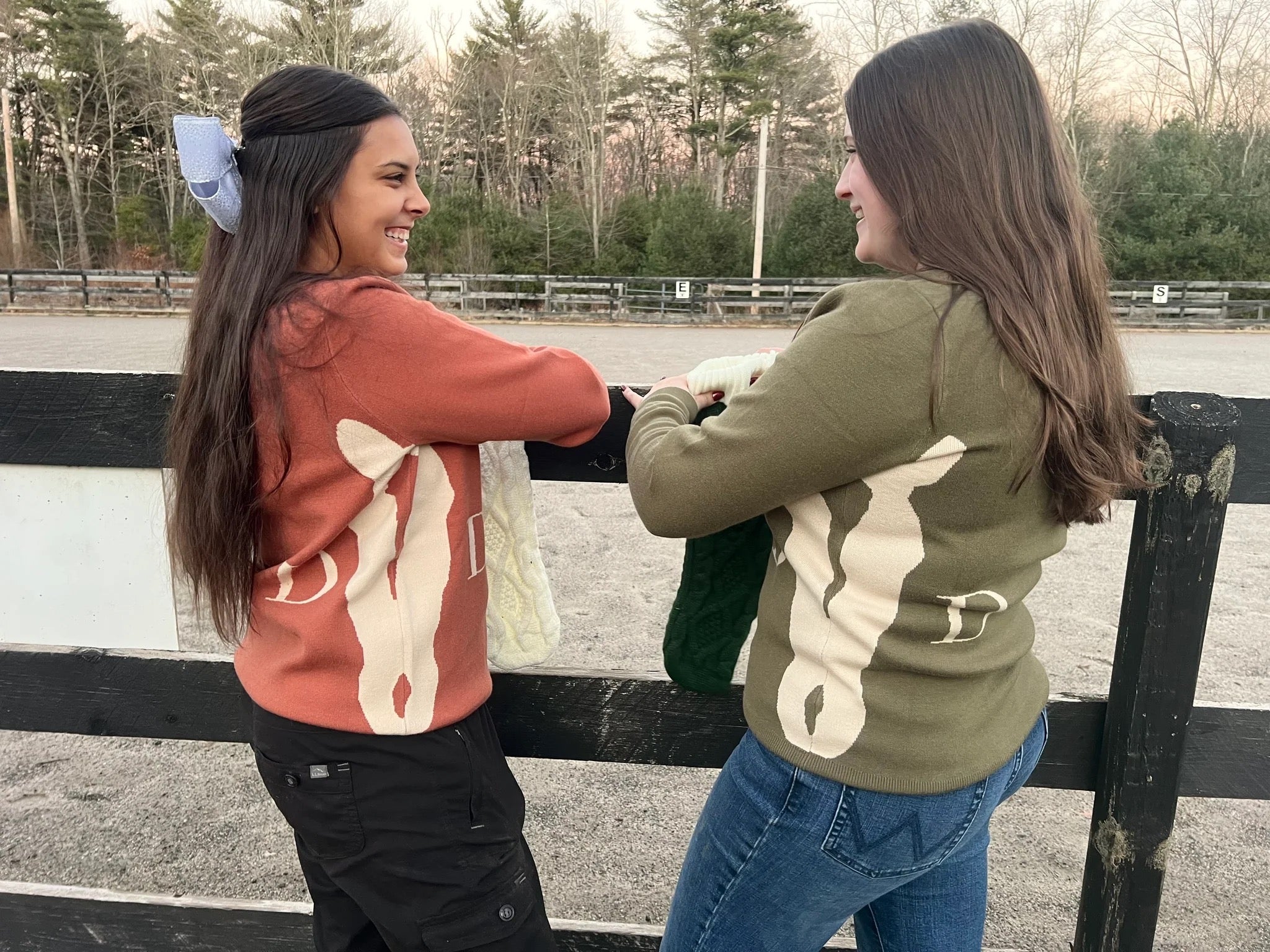 Deinhardt Designs Heritage Sweater - Rust & Green