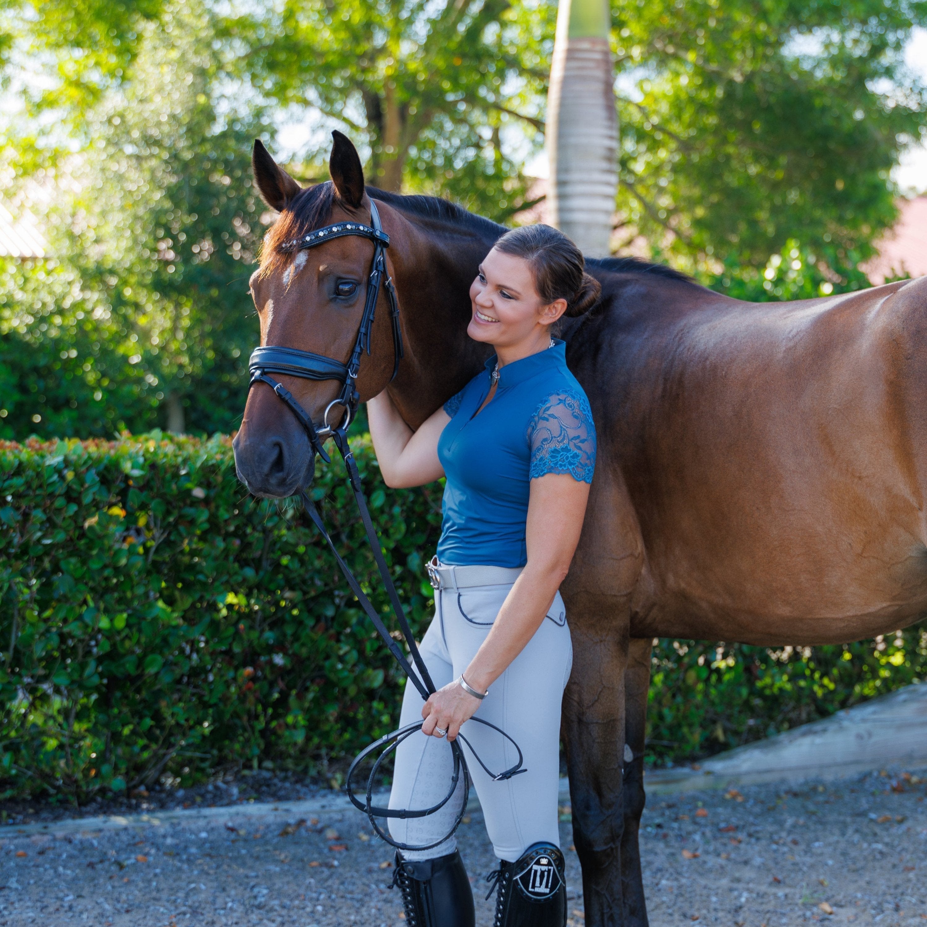 Evolution Full Seat Breeches - Light Alloy Gray-Mid Rise