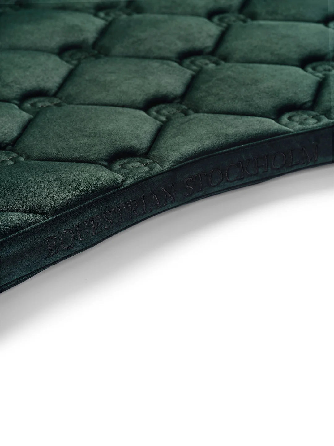 Equestrian Stockholm Velvet Pad - Sycamore Green