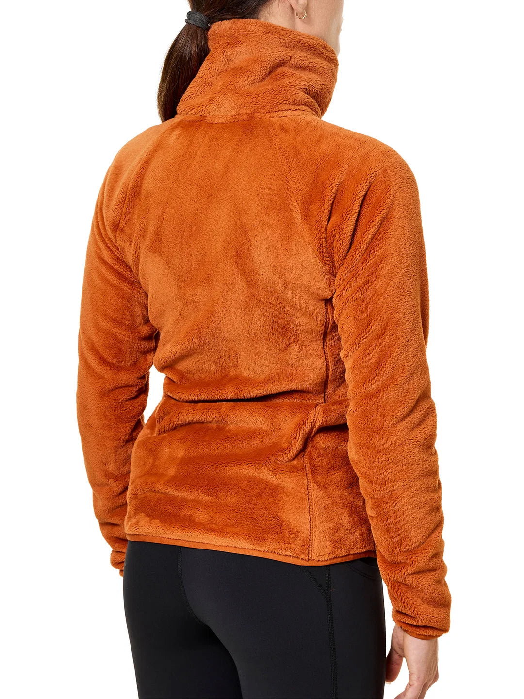 Equestrian Stockholm Velvet Fleece Jacket - Chestnut