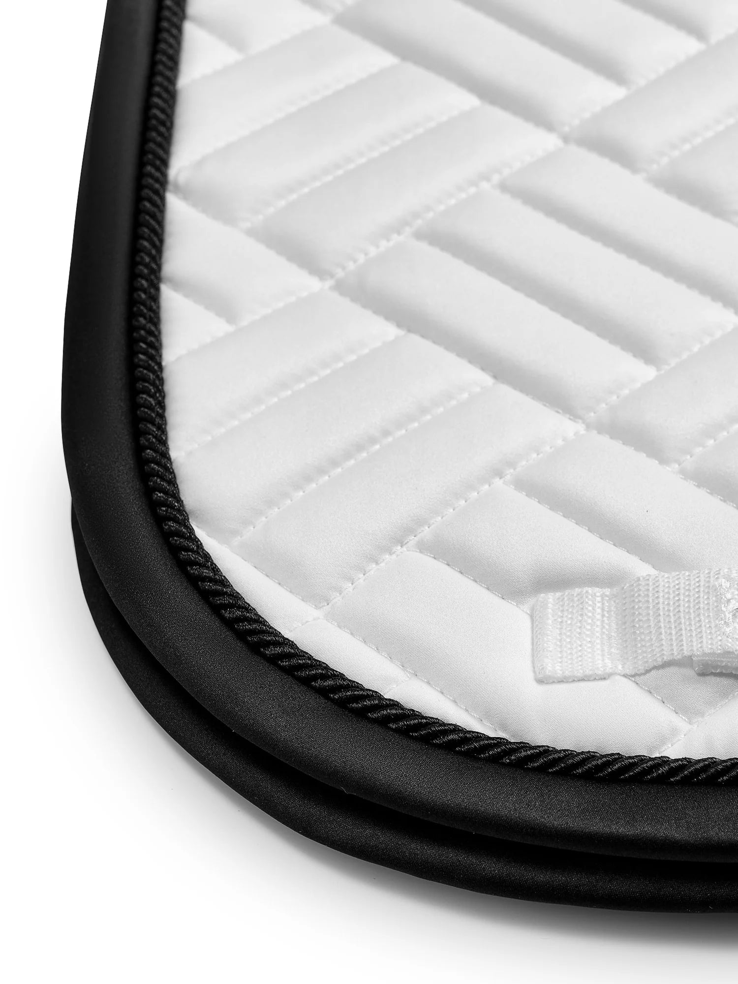 Equestrian Stockholm Modern White Black Edition Saddle Pad - Full Size