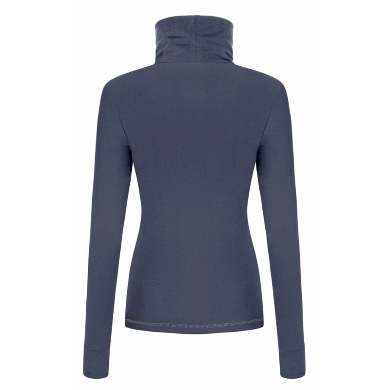 Fair Play Kora Technical Turtleneck - Steel Blue Size XL/42