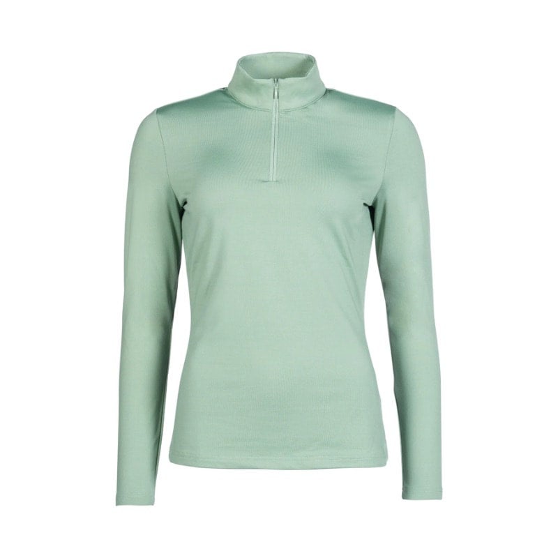 HKM Basic Functional Quarter Zip - Light Green Size Medium