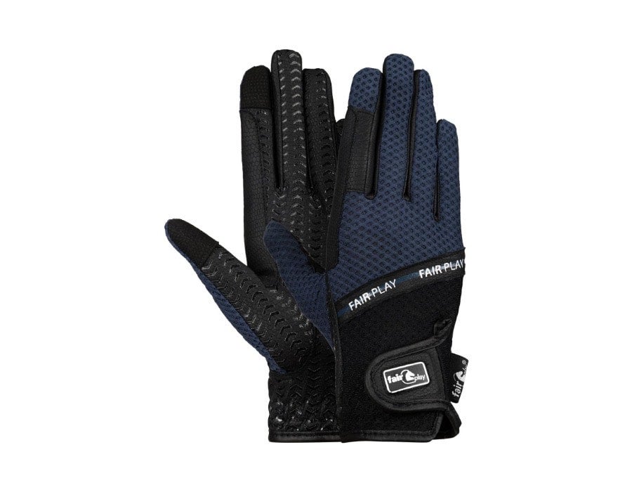 Fair Play Istria Gloves - Steel Blue/Black Size Medium