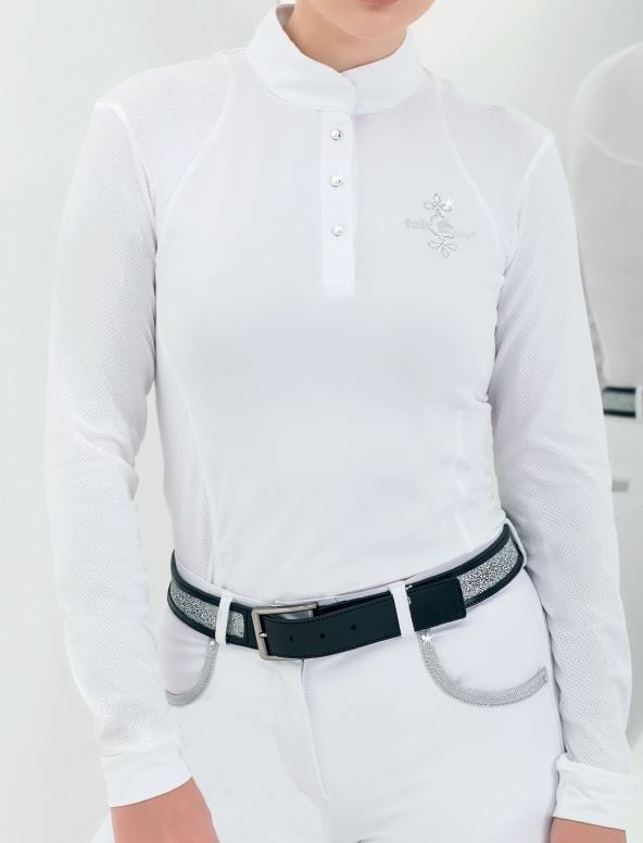 Fair Play Ada Longsleeve Competition Shirt - White Size XL/42