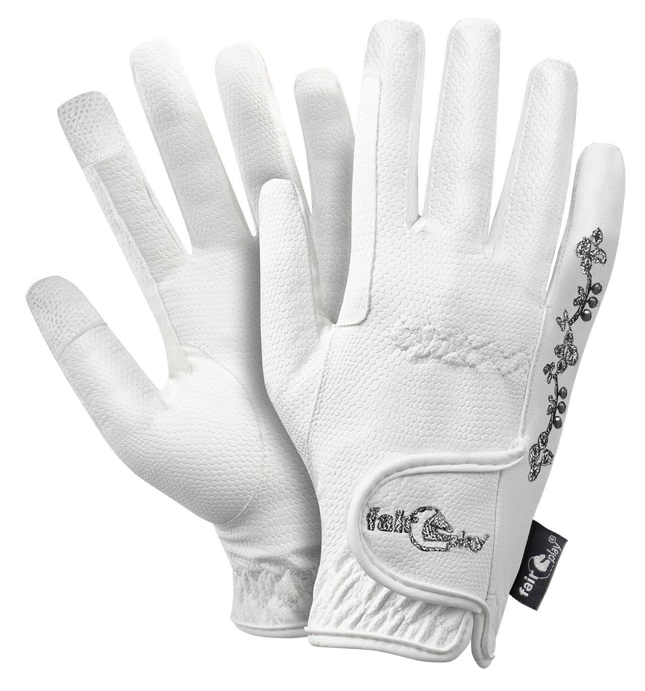 Fair Play Asti Fleur Gloves - White