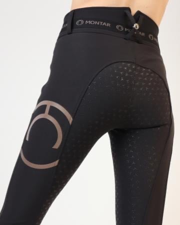 Montar Gudrun High Waist Breeches - Black - Sz 42/US30