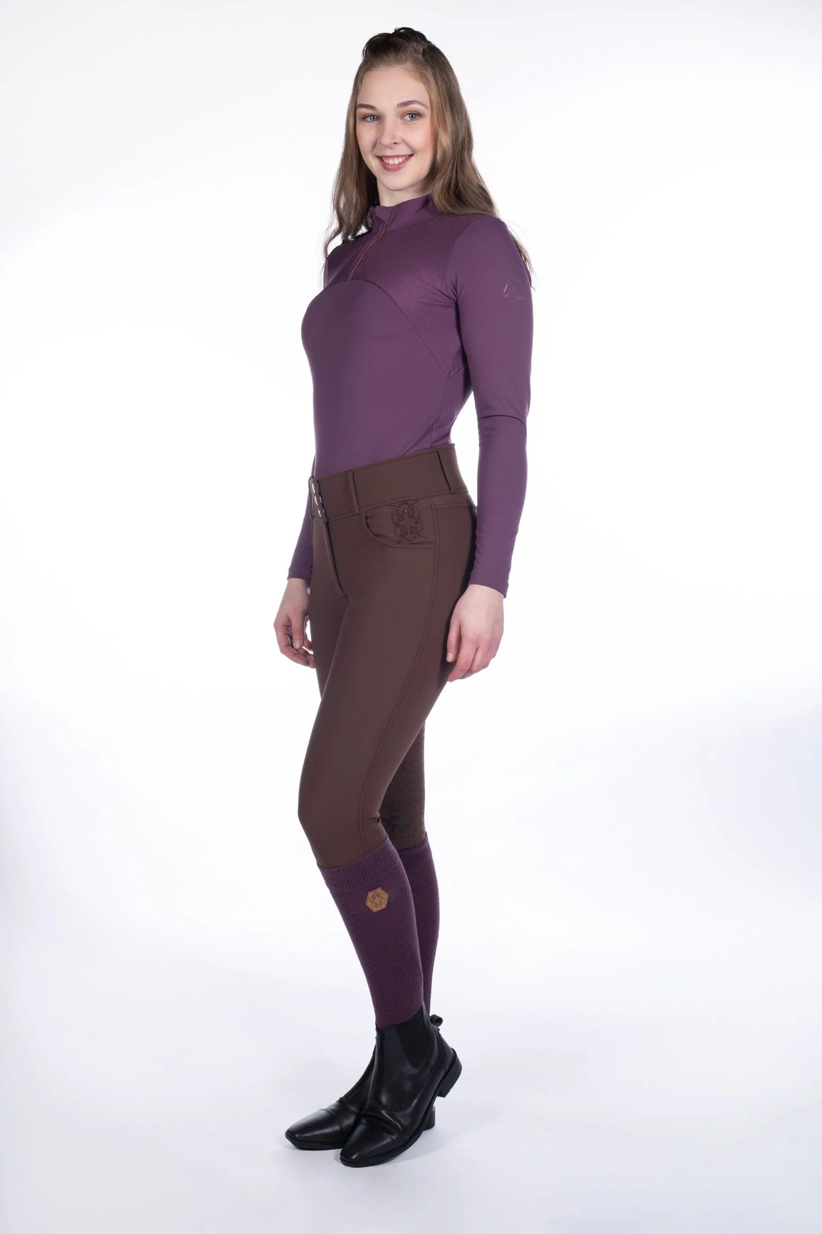 HKM Arctic Bay Functional Shirt - Dark Lilac Size XSmall