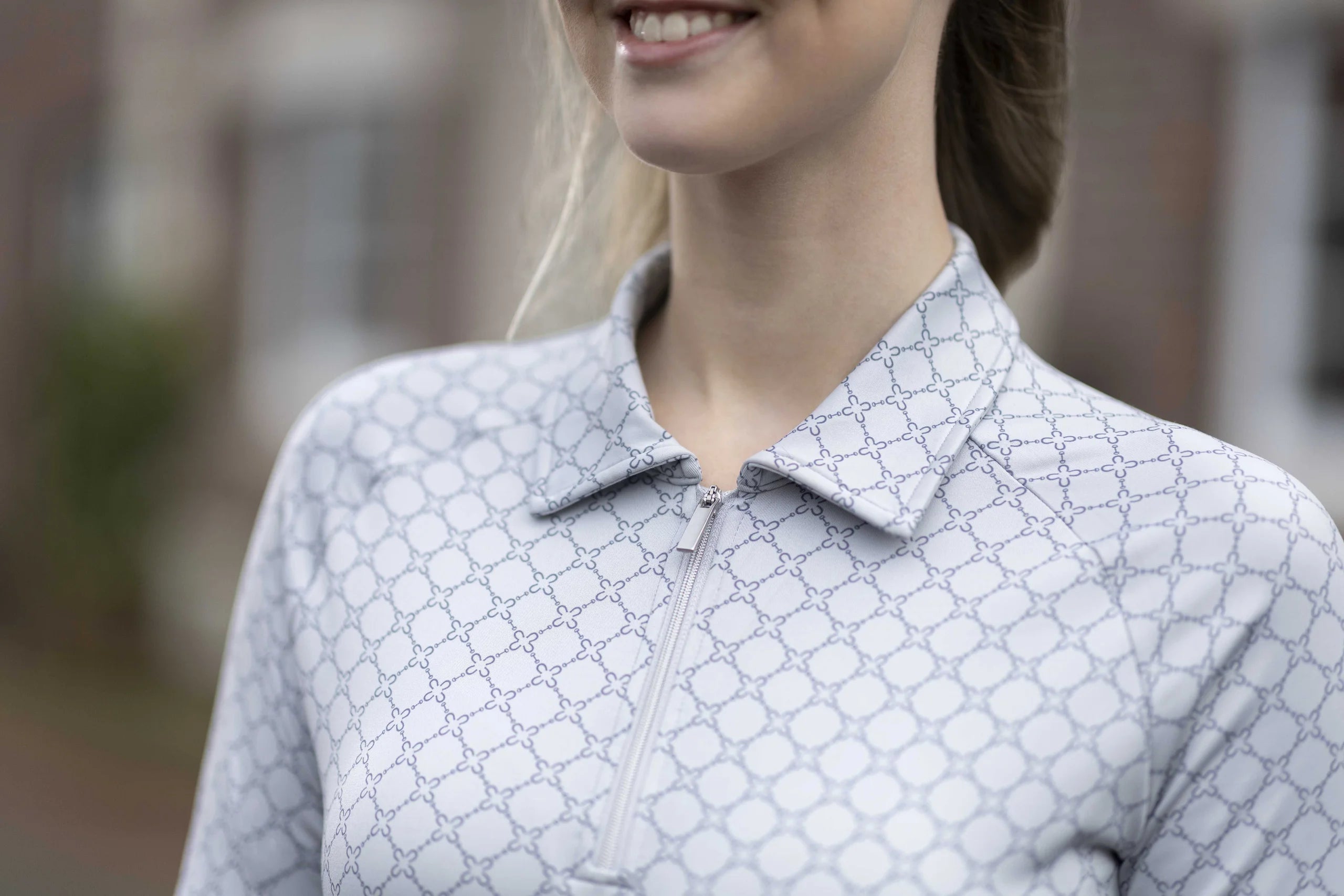 HKM Rosewood Allover Print Functional Shirt