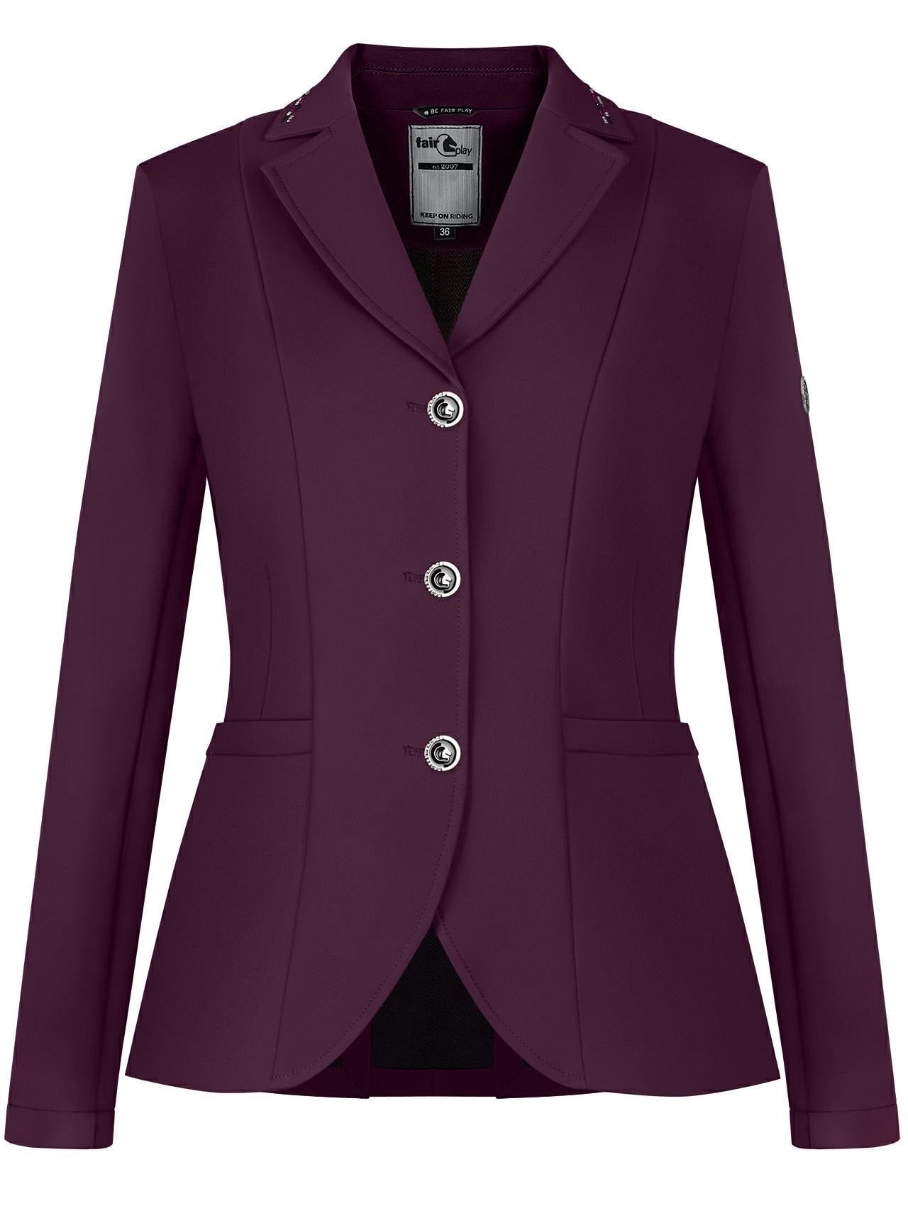 Fair Play Natalie Show Coat - Royal Berry