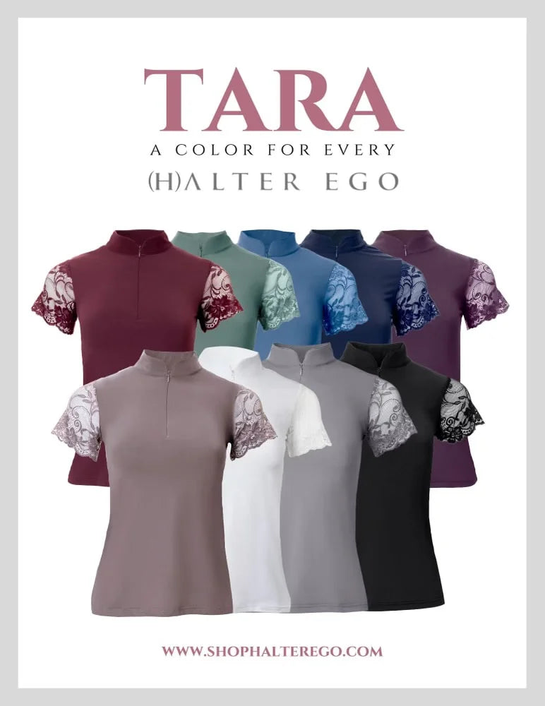 Halter Ego Tara - Short Sleeve Lace Competition Shirt