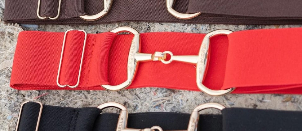 Novella Snaffle Belt - 2" Red