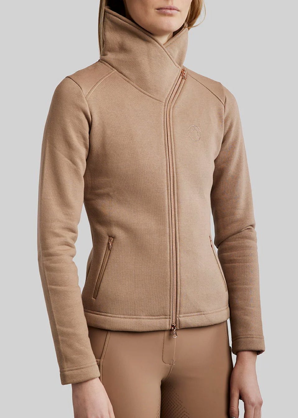 Montar MoNaja Full Zip Sweatshirt - Latte
