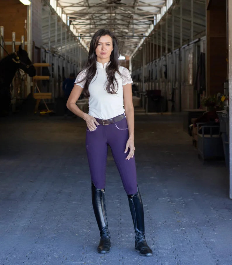 Halter Ego Evolution - Dark Plum Mid Rise