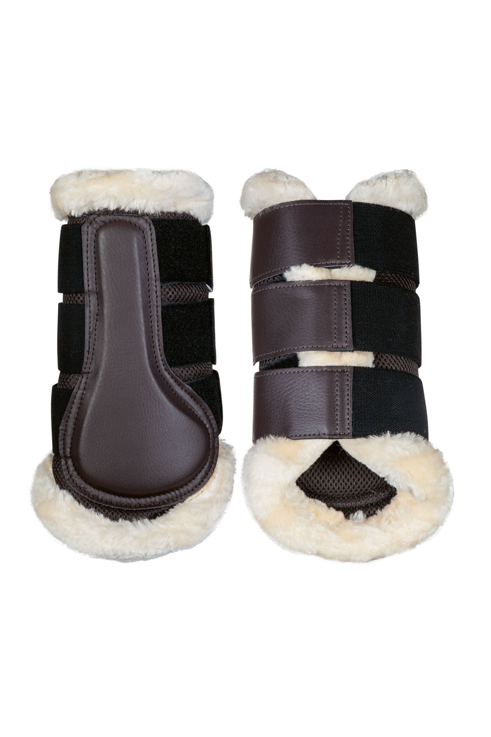 HKM Brushing Boots Mesh - Brown