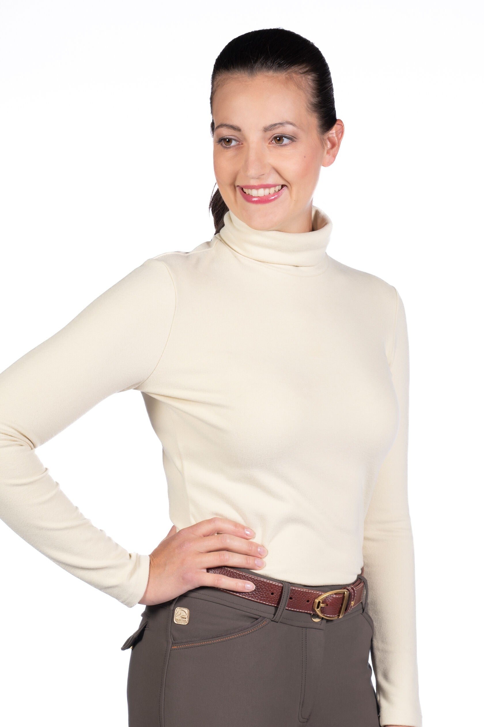 HKM Marrakesh Turtleneck Shirt - Vanilla - Sz XL